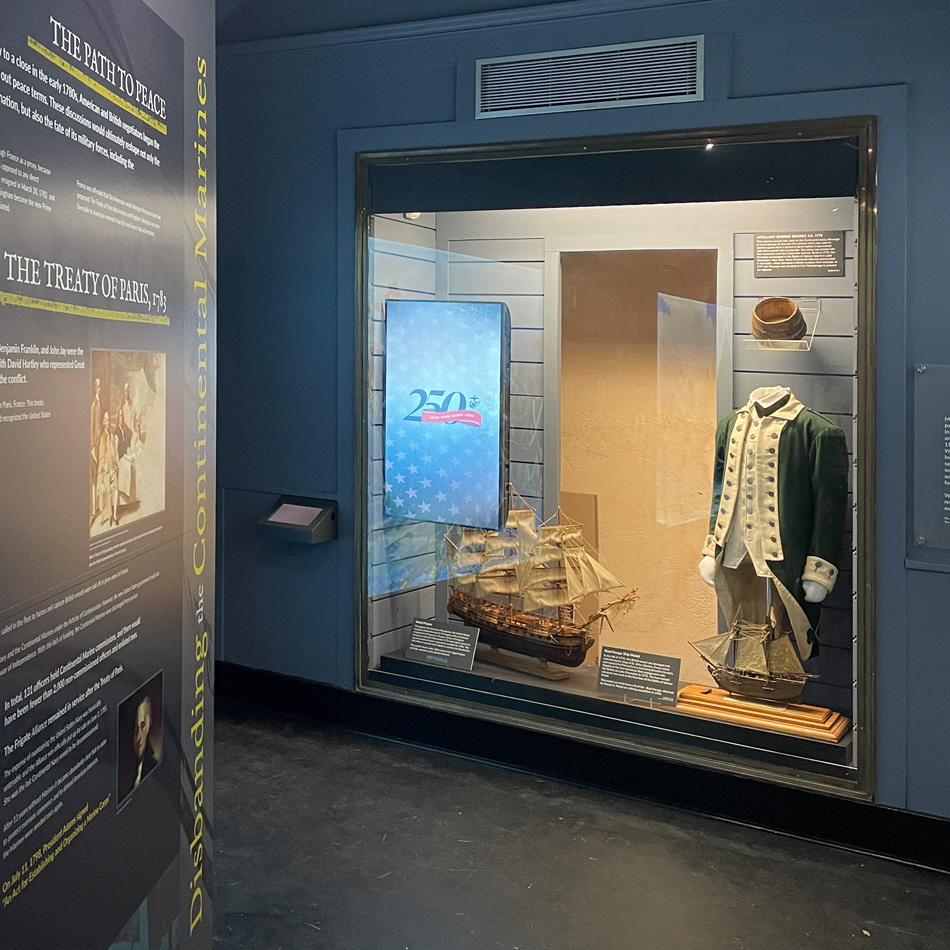 View of the interactive gallery area