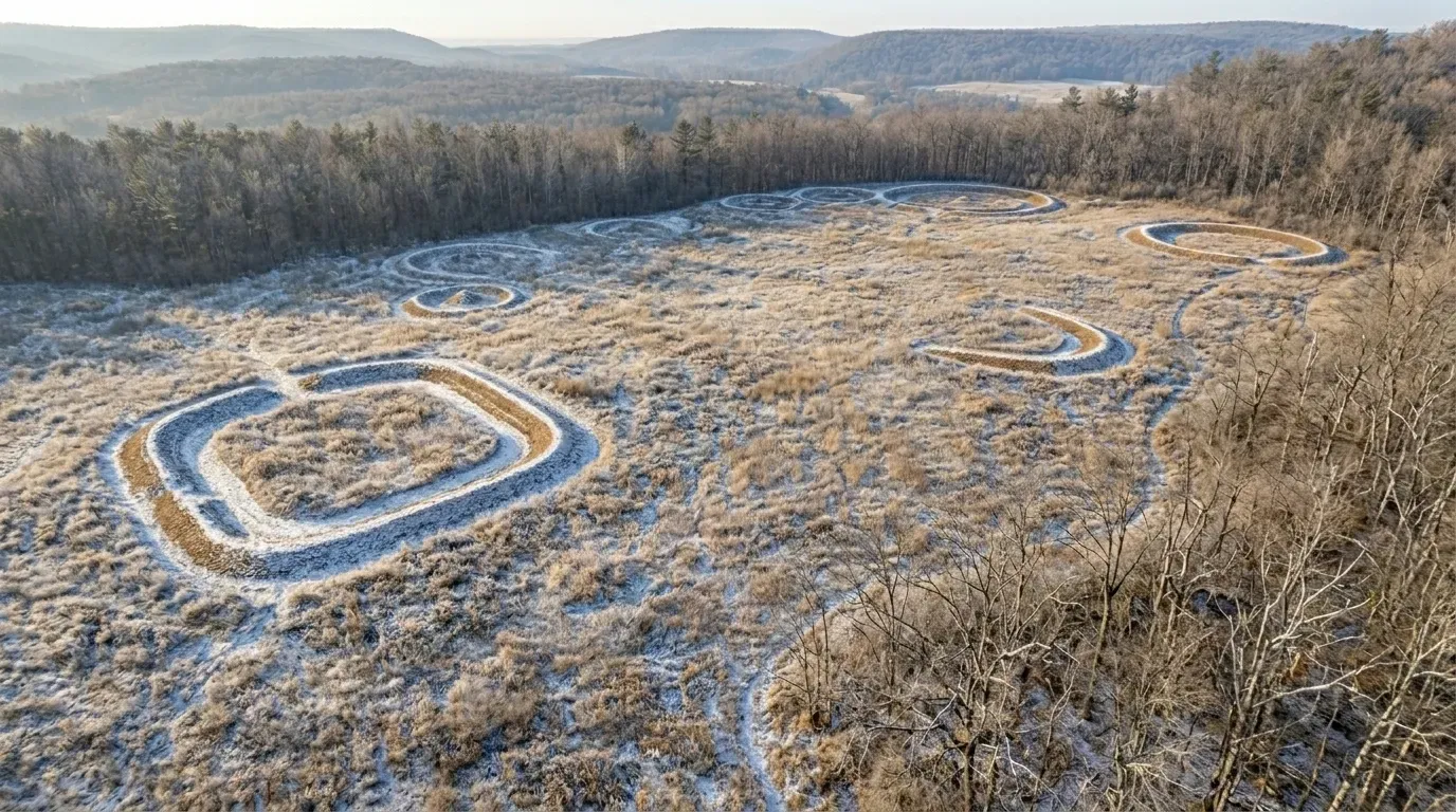 Aerial 3D reconstruction of the Junction Group earthworks enclosure