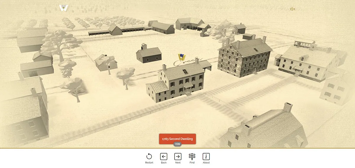 3D Virtual Tour overview of the Church Family grounds